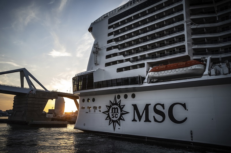 26 June 2021, MSC Cruises becomes first cruise line to resume international sailings from Barcelona (Photo credit: MSC Cruises - Visualmedia)