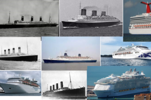 Cronología de los Cruceros más grandes del Mundo.