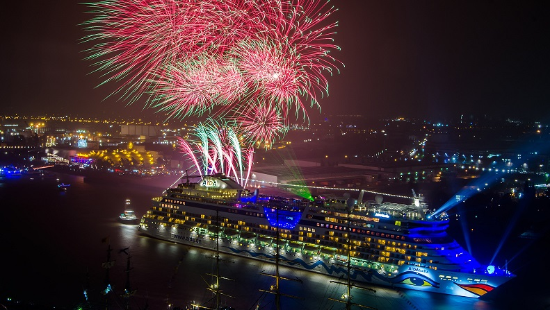 AIDA Cruises patrocinará el 833° Aniversario del puerto de Hamburgo.