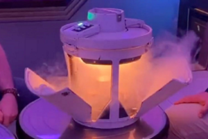 Video: El Cóctel Kaiburr Crystal de 5.000 Dólares en el crucero Disney Wish.
